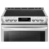 LG Stainless Steel Electric Slide in Single Oven Range - Image 4