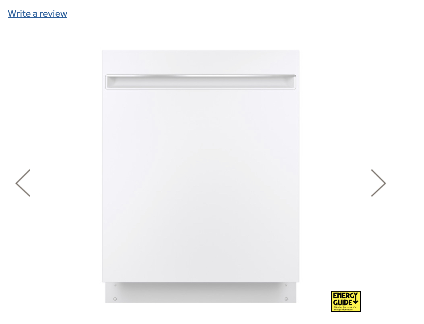 GE® ENERGY STAR® ADA Compliant Stainless Steel Interior Dishwasher with Sanitize Cycle